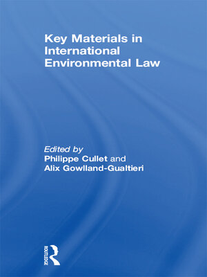cover image of Key Materials in International Environmental Law